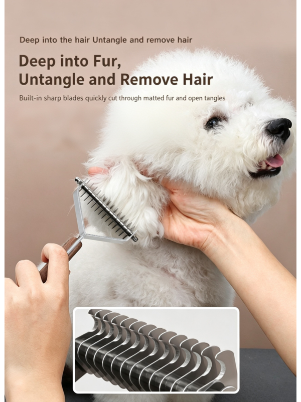 7 Pet de-shedding comb
