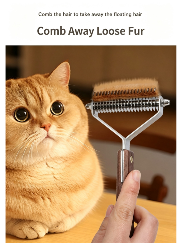 8 Pet de-shedding comb